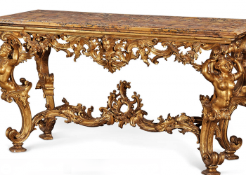 Console style Rococo antique