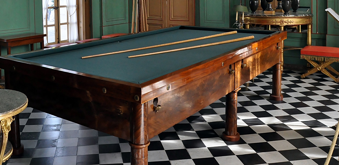 Table de billard histoire de l’herbe au tapis