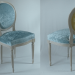 chaise médaillon