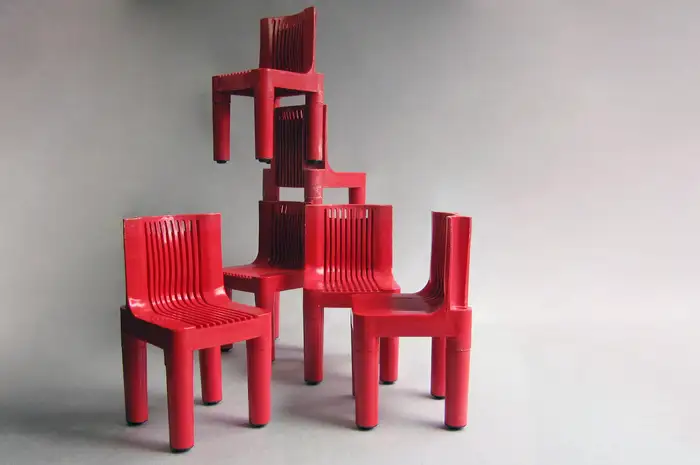 Chaises Marco Zanuso / Richard Sapper 1964 Première production