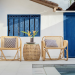 Fauteuil jardin bambou