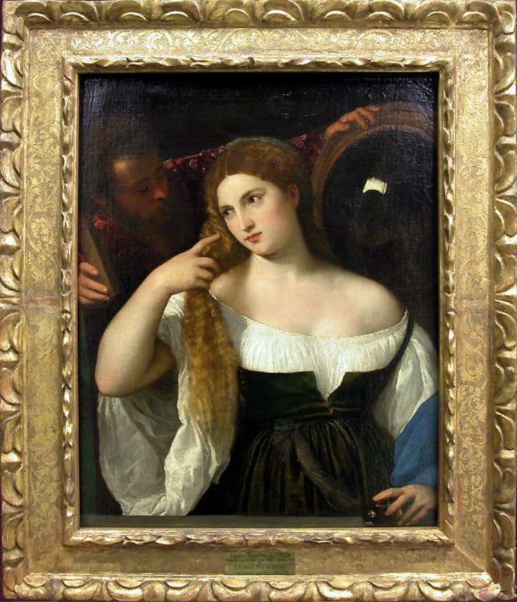 La Femme au miroir - Le Titien