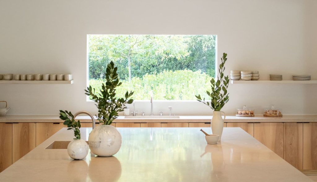 Cuisine de la célèbre Kim Kardashian, adepte du style minimaliste
