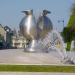Rond Point à Soissons, avec le vase imaginé