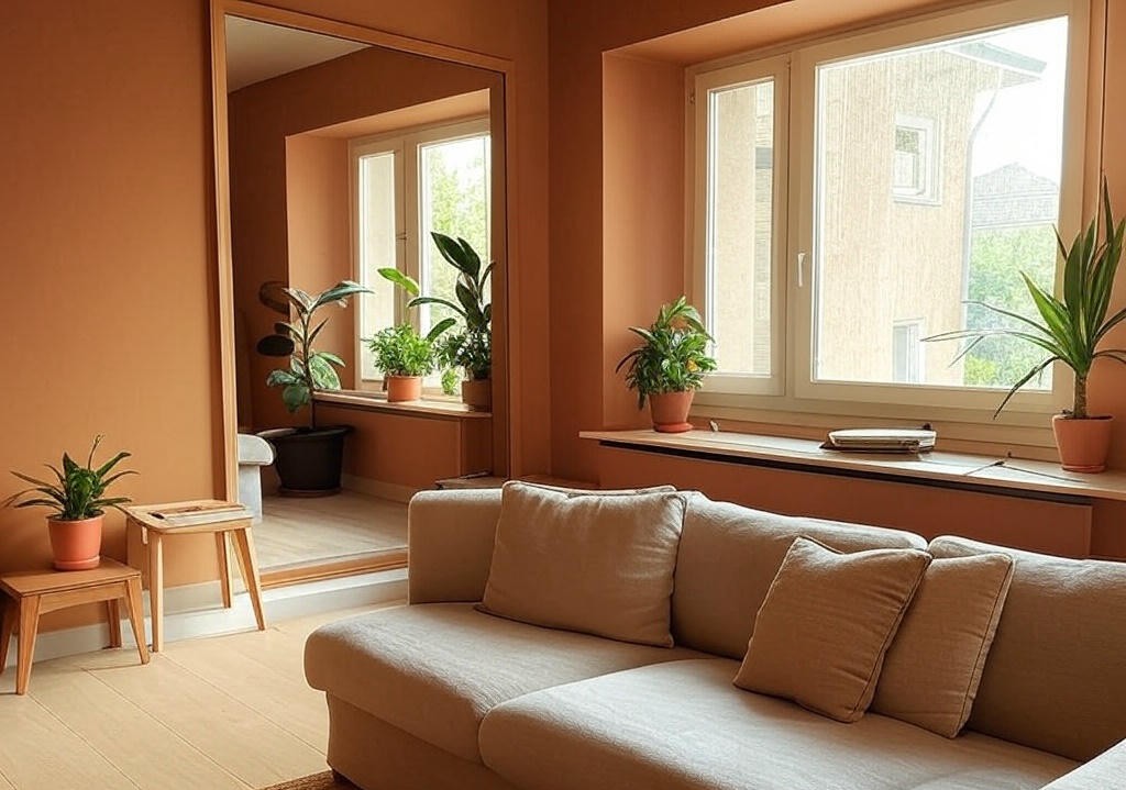 Salon pratiquant le feng shui