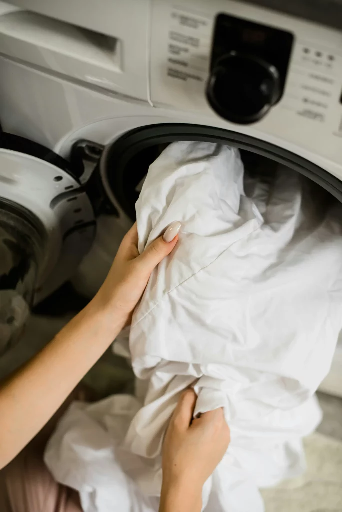 Lavage de couette à la machine