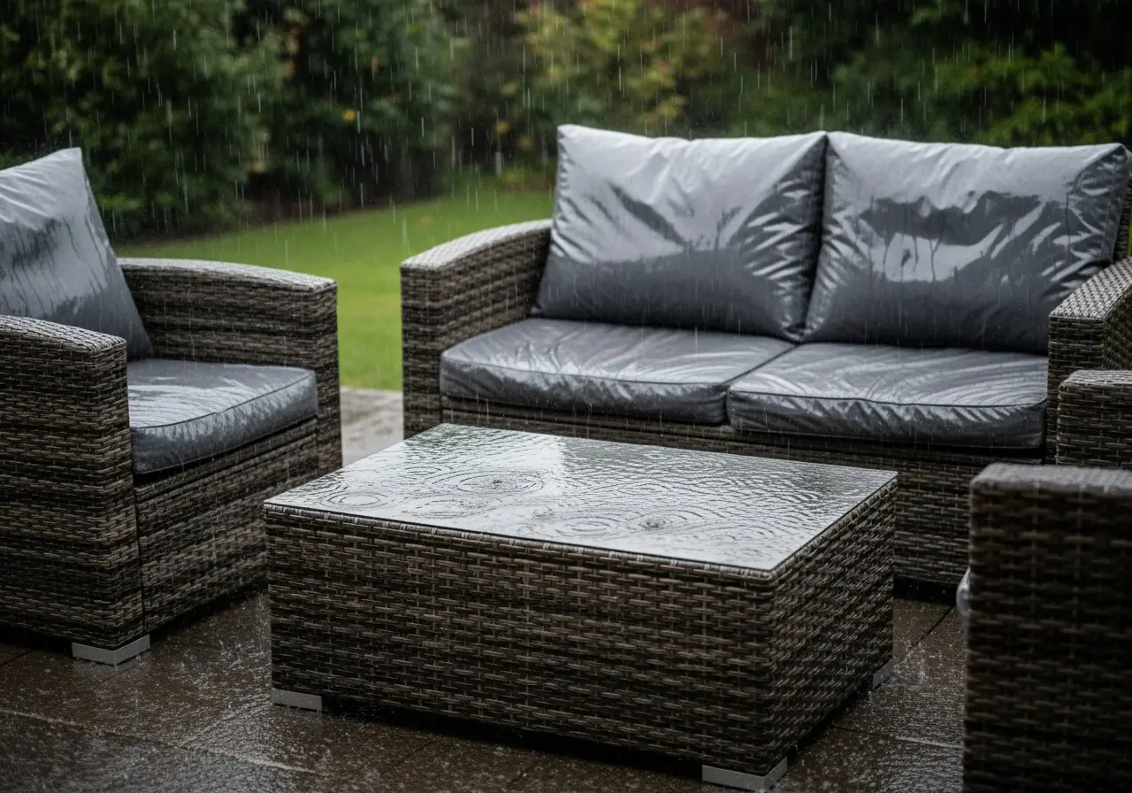 Marre de la pluie ? Voici comment garder votre salon de jardin toujours prêt