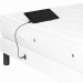 Sommier avec port USB rechargeant le smartphone ou la tablette