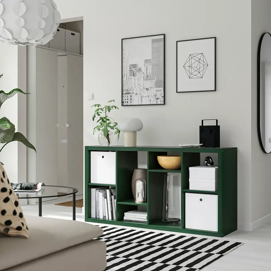 KALLAXÉtagère, vert foncé,