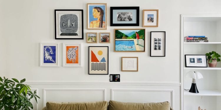 Comment accrocher ses cadres : hauteur, alignement, composition