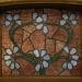 Vitrail Art nouveau d'imposte de vestibule réalisé par Jacques Gruber